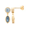Pendants d'oreilles Colors bleu