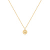 Mini médaille Chance plaqué or