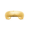 Bracelet Manchette Inca acier PVD doré