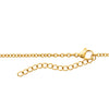 Collier Clara 50cm acier PVD doré