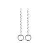 Pendant d'oreilles Chain double cercle