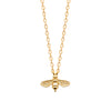 Collier ras de cou Bee plaqué or