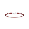 Bracelet Cassiopée cordon rouge