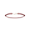 Bracelet Cassiopée cordon rouge