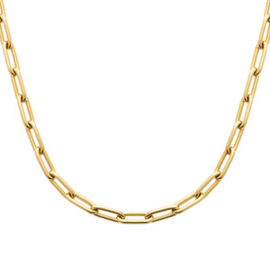 Collier mailles acier rectangulaires, L'Audacieuse by CityLights