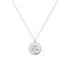 Médaille Arbre de Vie 18mm argent présenté sur chaîne